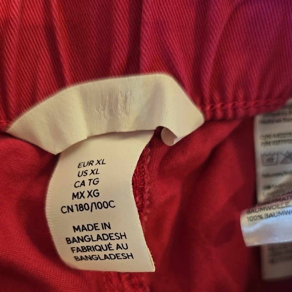 Women's Red Shorts - Picture 2 of 3